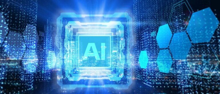 AI Learning and Artificial Intelligence Concept. Business, modern technology, internet and networking concept.